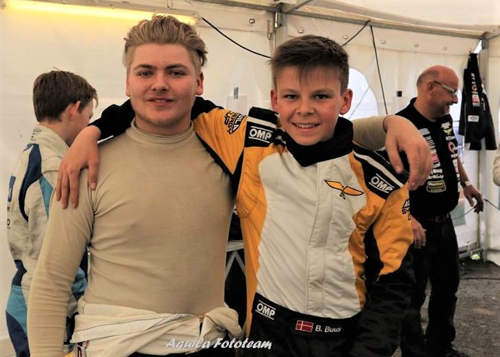 Tv. Kevin Suenson og th Bastian Buus som fører Aquila Synergy Cup.